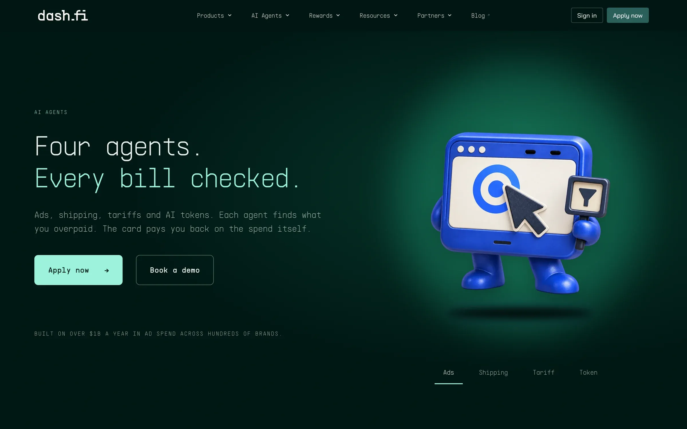 Ads — click inspector