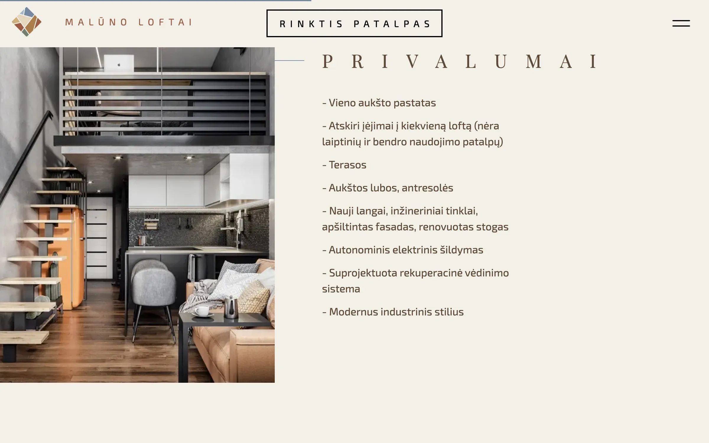 Features, beside the interiors