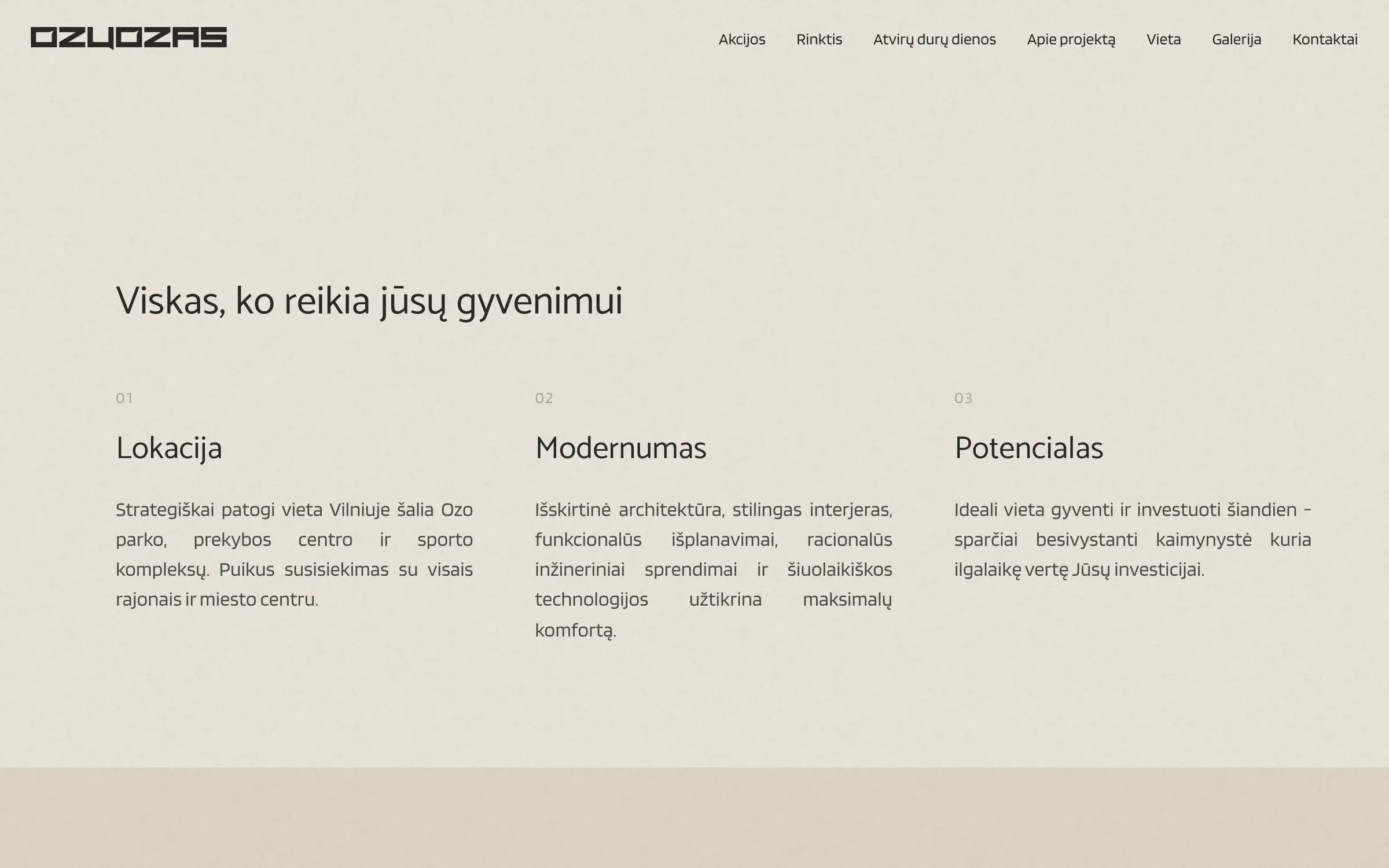 Location, modernity, potential