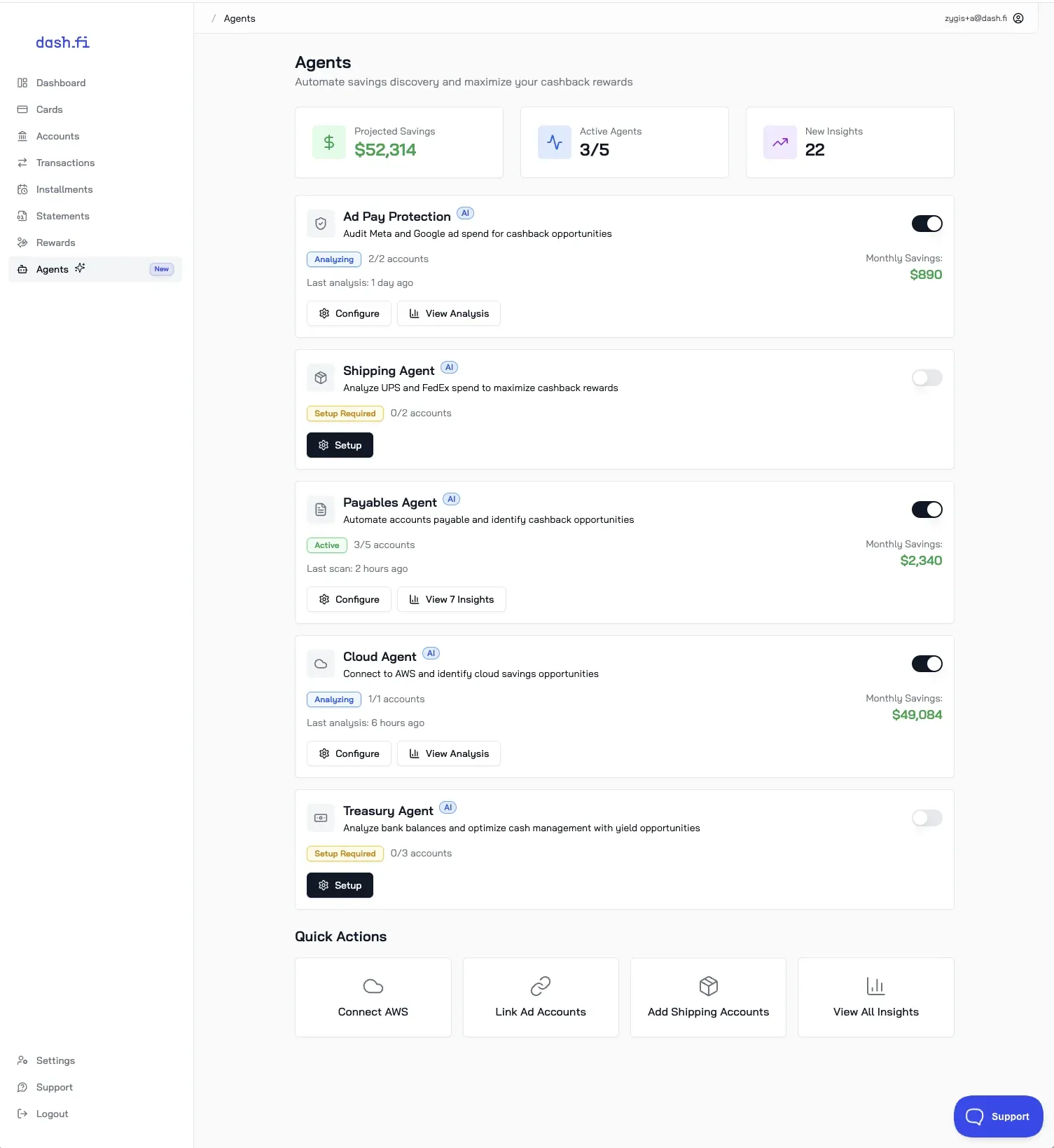 The first AI agents hub