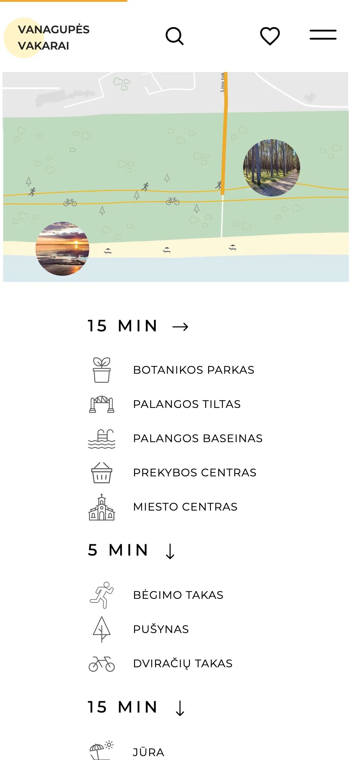 Walking distances