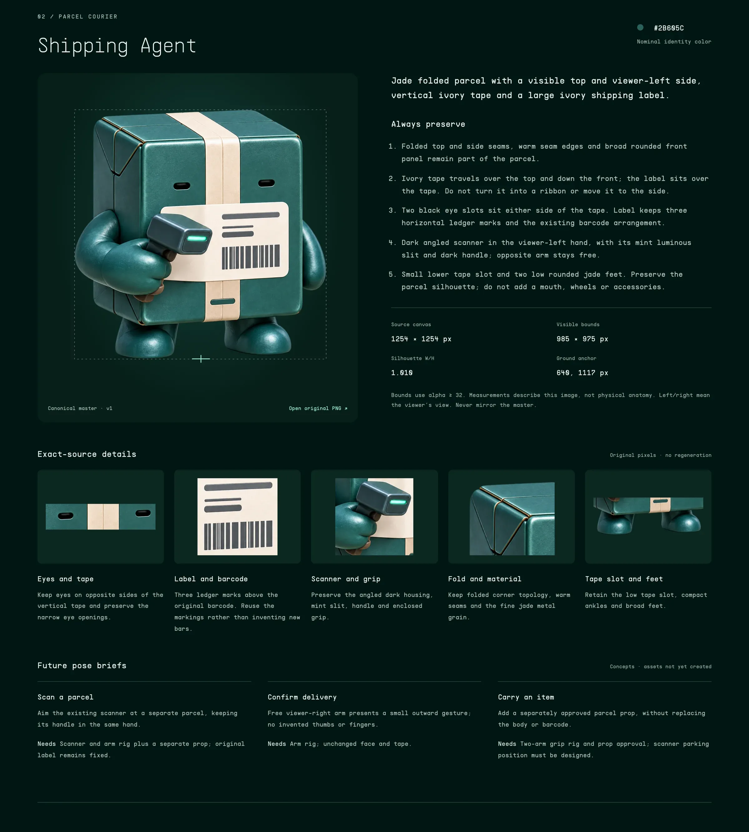 Shipping agent reference