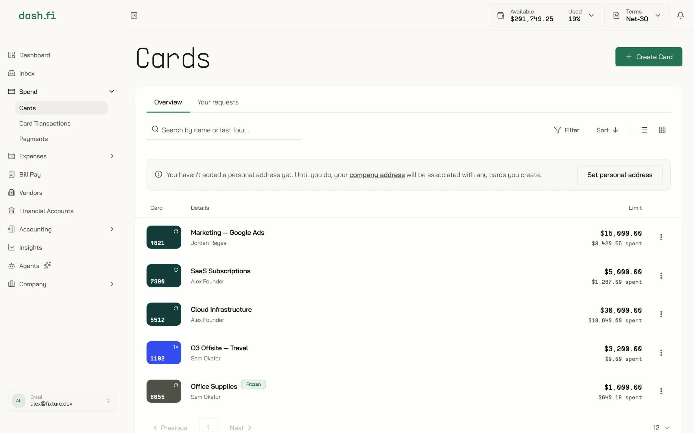 Cards
