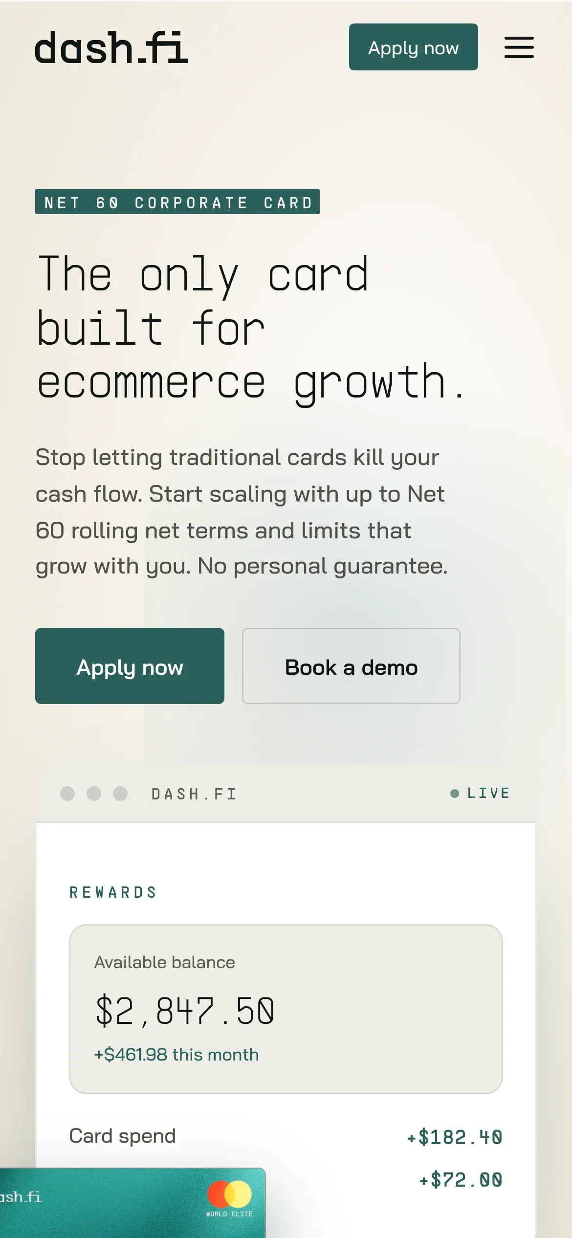 Corporate card